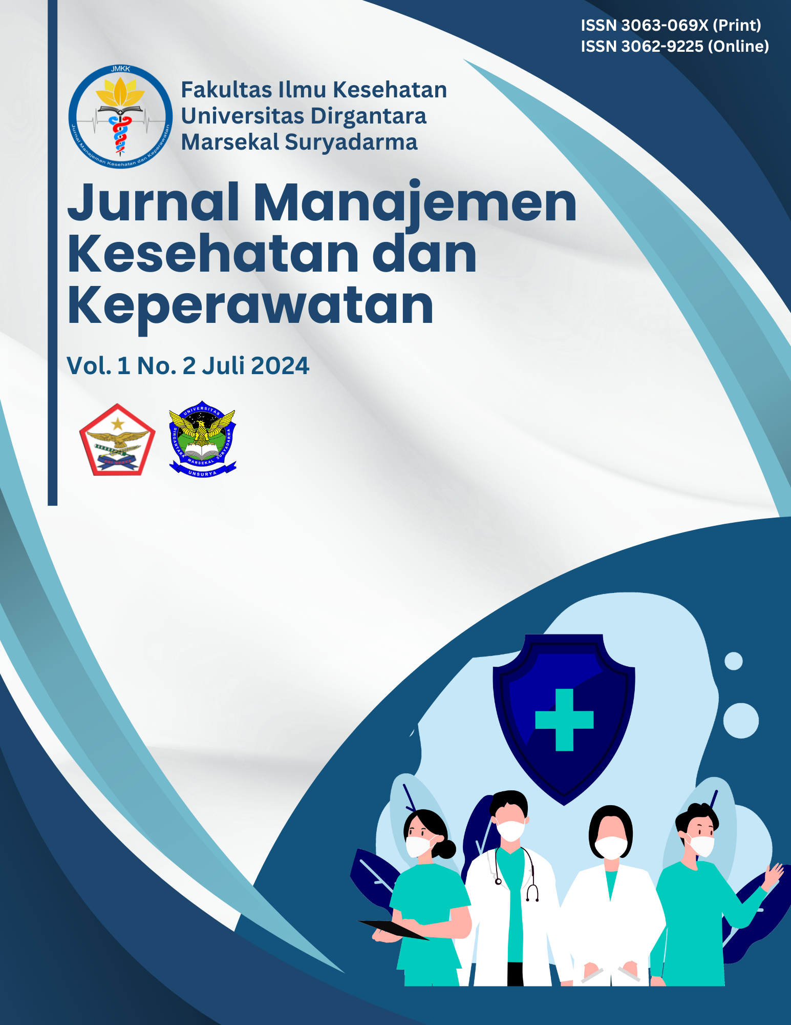 					View Vol. 1 No. 2 (2024): Jurnal Manajemen Kesehatan dan Keperawatan
				